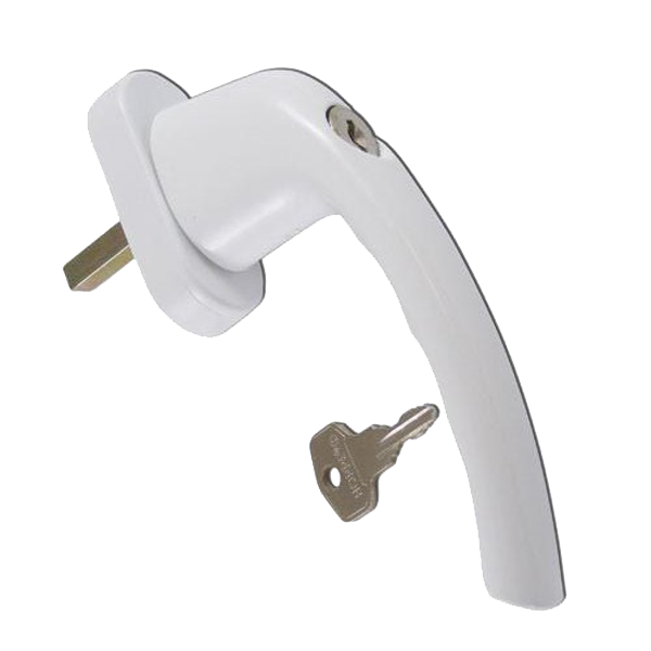 HOPPE UPVC Espag Handle Inline 0710S/U26 - White