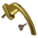 HOPPE UPVC Espag Handle Inline 0710S/U26 - Gold