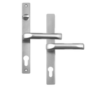 HOPPE UPVC Lever Door Furniture To Suit Fullex c/w Snib - Silver