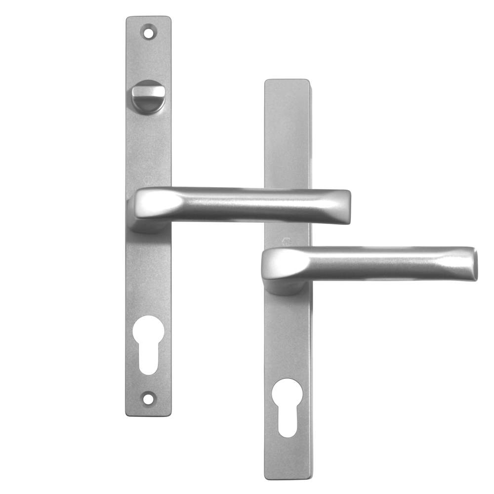 HOPPE UPVC Lever Door Furniture To Suit Fullex c/w Snib - Silver