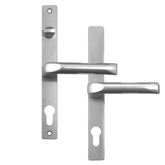 HOPPE UPVC Lever Door Furniture To Suit Fullex c/w Snib - Silver