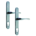 YALE UPVC Lever Door Furniture - Retro - Polished Chrome - Visi