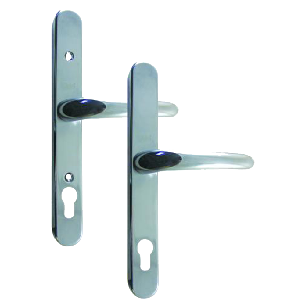 YALE UPVC Lever Door Furniture - Retro - Polished Chrome - Visi
