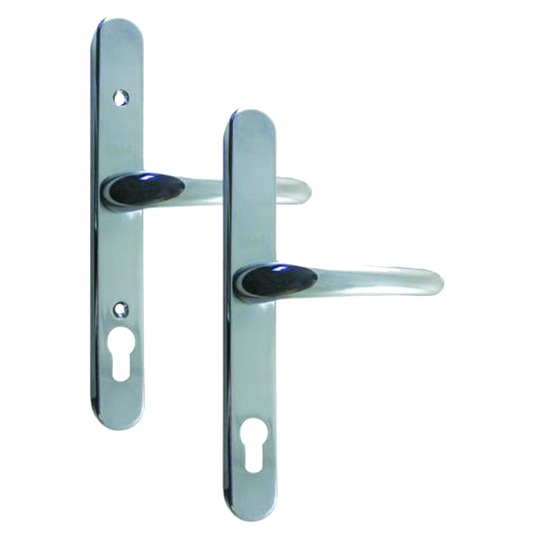 YALE UPVC Lever Door Furniture - Retro - Polished Chrome - Visi
