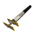 ASTRA 3003 Concealed Door Closer - Square Plate Brass