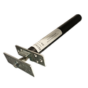 ASTRA 3003 Concealed Door Closer - Square Plate Satin Chrome