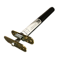 ASTRA 3003 Concealed Door Closer - Radius Plate Brass