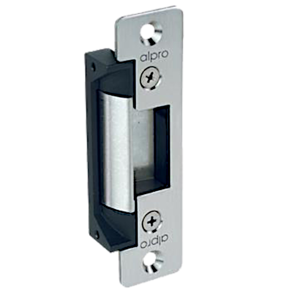 ALPRO AL110 Series 12V/24V DC Mortice Release - F/U - Short Lipless (Aluminium)
