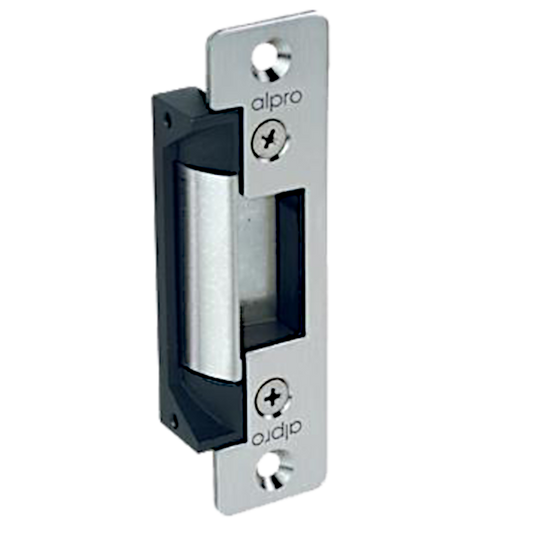 ALPRO AL110 Series 12V/24V DC Mortice Release - F/U - Short Lipless (Aluminium)