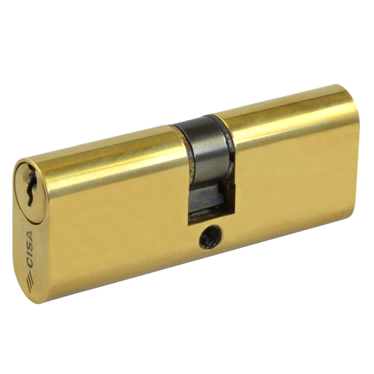 CISA C2000 Small Oval Double Cylinder - 70mm 35/35 (30/10/30) KD PB