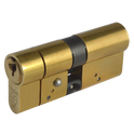 YALE Snap Resistant Euro Double Cylinder - 70mm 35/35 (30/10/30) KD PB