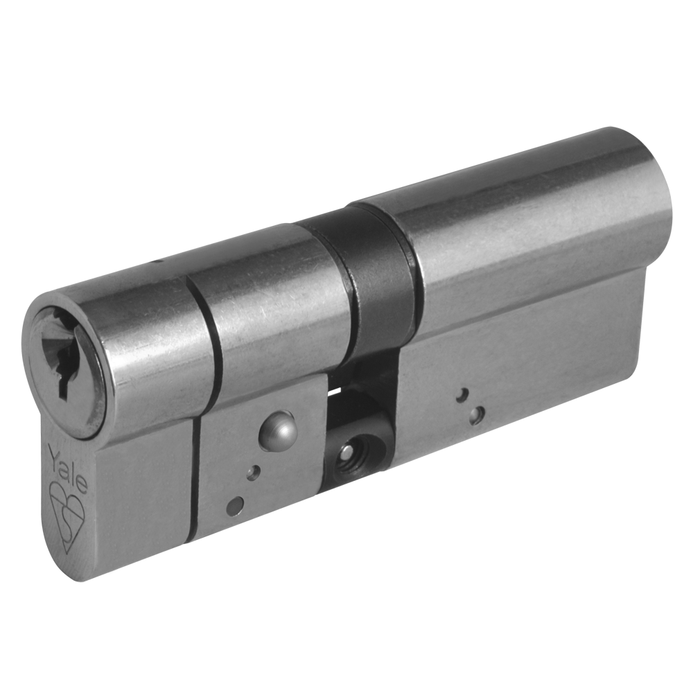 YALE Snap Resistant Euro Double Cylinder - 80mm 35/45 (30/10/40) KD NP