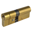 YALE Snap Resistant Euro Double Cylinder - 80mm 35/45 (30/10/40) KD PB