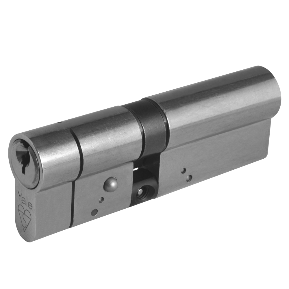 YALE Snap Resistant Euro Double Cylinder - 95mm 40/55 (35/10/50) KD NP