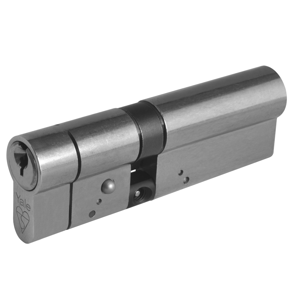 YALE Snap Resistant Euro Double Cylinder - 100mm 40/60 (35/10/55) KD NP
