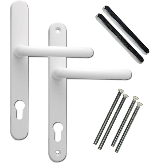FAB & FIX Ashford 92/62PZ Offset Lever/Lever UPVC Furniture - White
