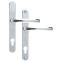 FAB & FIX Balmoral 92PZ Lever/Lever UPVC Furniture - Chrome