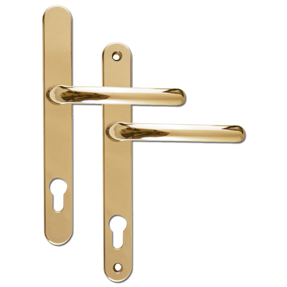 FAB & FIX Balmoral 92PZ Lever/Lever UPVC Furniture - Brass