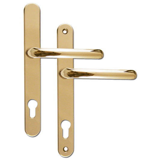 FAB & FIX Balmoral 92PZ Lever/Lever UPVC Furniture - Brass