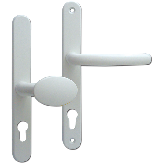 FAB & FIX 92/62PZ Offset Lever/Pad UPVC Furniture - Ashford - White