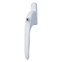 SECURISTYLE Virage In Line Espag Handle - 40mm - Locking - White