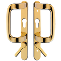 YALE Sparta Patio Door Handle With Levers - Euro - Gold