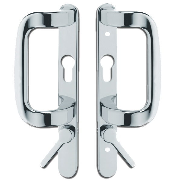 YALE Sparta Patio Door Handle With Levers - Euro - Chrome