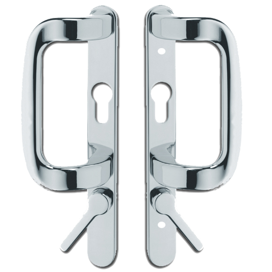 YALE Sparta Patio Door Handle With Levers - Euro - Chrome