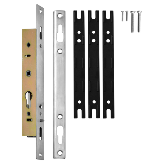 SCHLEGEL BHD 2 Point Euro Patio Lock - 18.5mm (or  22.5mm, 25mm & 27.5mm using spacers)