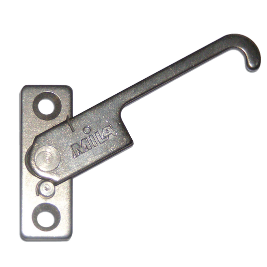 MILA Standard UPVC Window Restrictor Catch - 50mm - RH