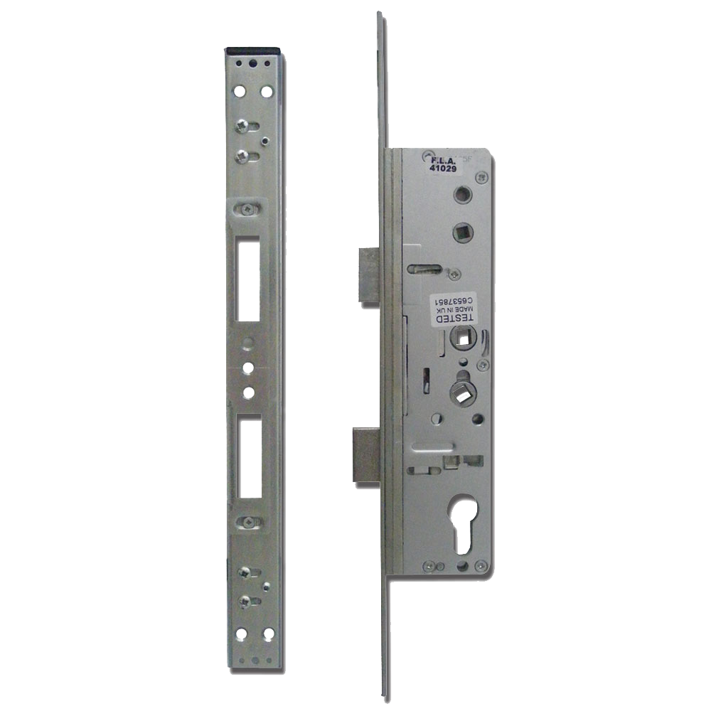 YALE Doormaster Lever Operated Latch & Deadbolt 16mm Twin Spindle Overnight Lock To Suit Lockmaster - 45/92-62 - 16mm Strip