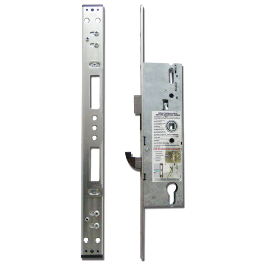 YALE Doormaster Lever Operated Latch & Hookbolt 16mm Split Spindle Overnight Lock - 45/92 - 16mm Strip