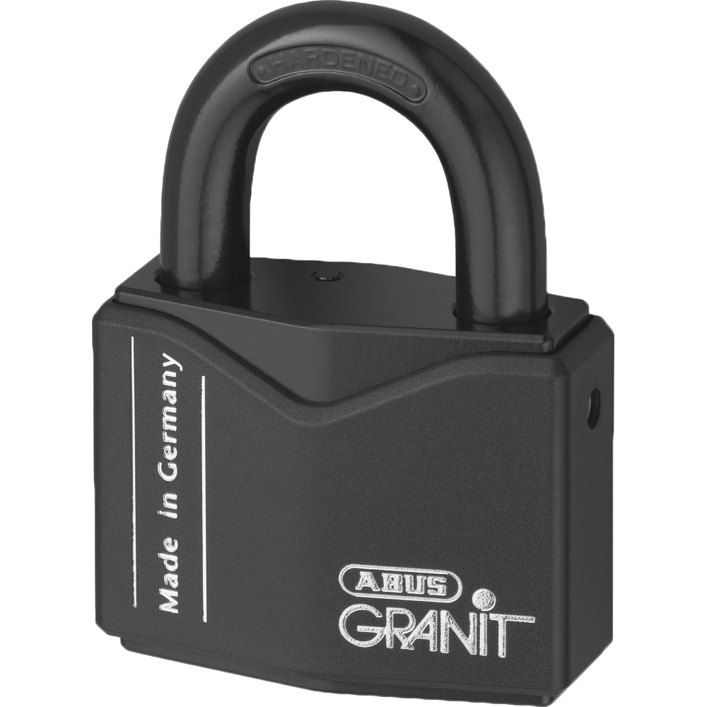 ABUS 37 Series Granit `Plus` Mechanism Solid Steel Open Shackle Padlock - 63mm KA (4224254) 37/55 Boxed