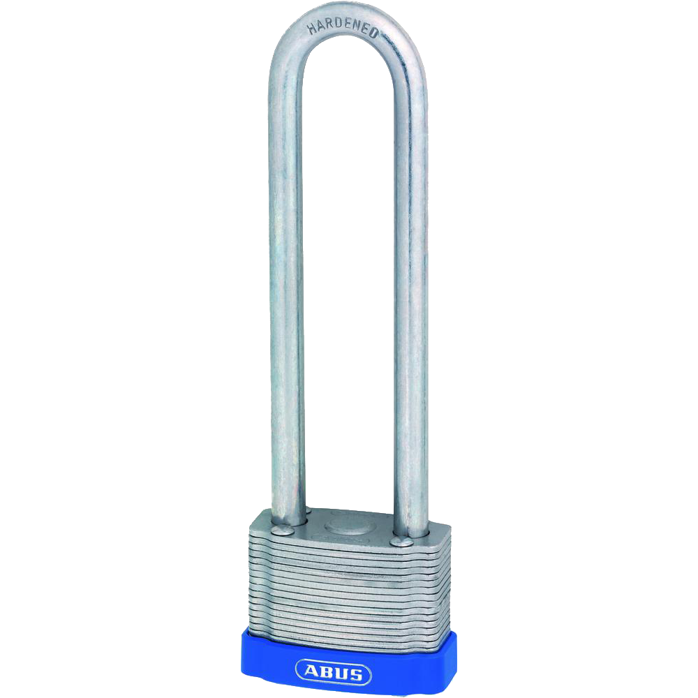 ABUS 41 Series Eterna Laminated Steel Long Shackle Padlock - 53mm & 125.5mm Shackle 41/50HB125 Boxed