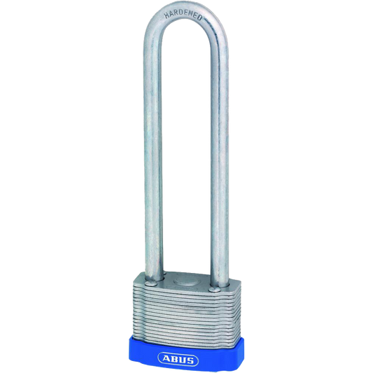 ABUS 41 Series Eterna Laminated Steel Long Shackle Padlock - 53mm & 125.5mm Shackle 41/50HB125 Boxed