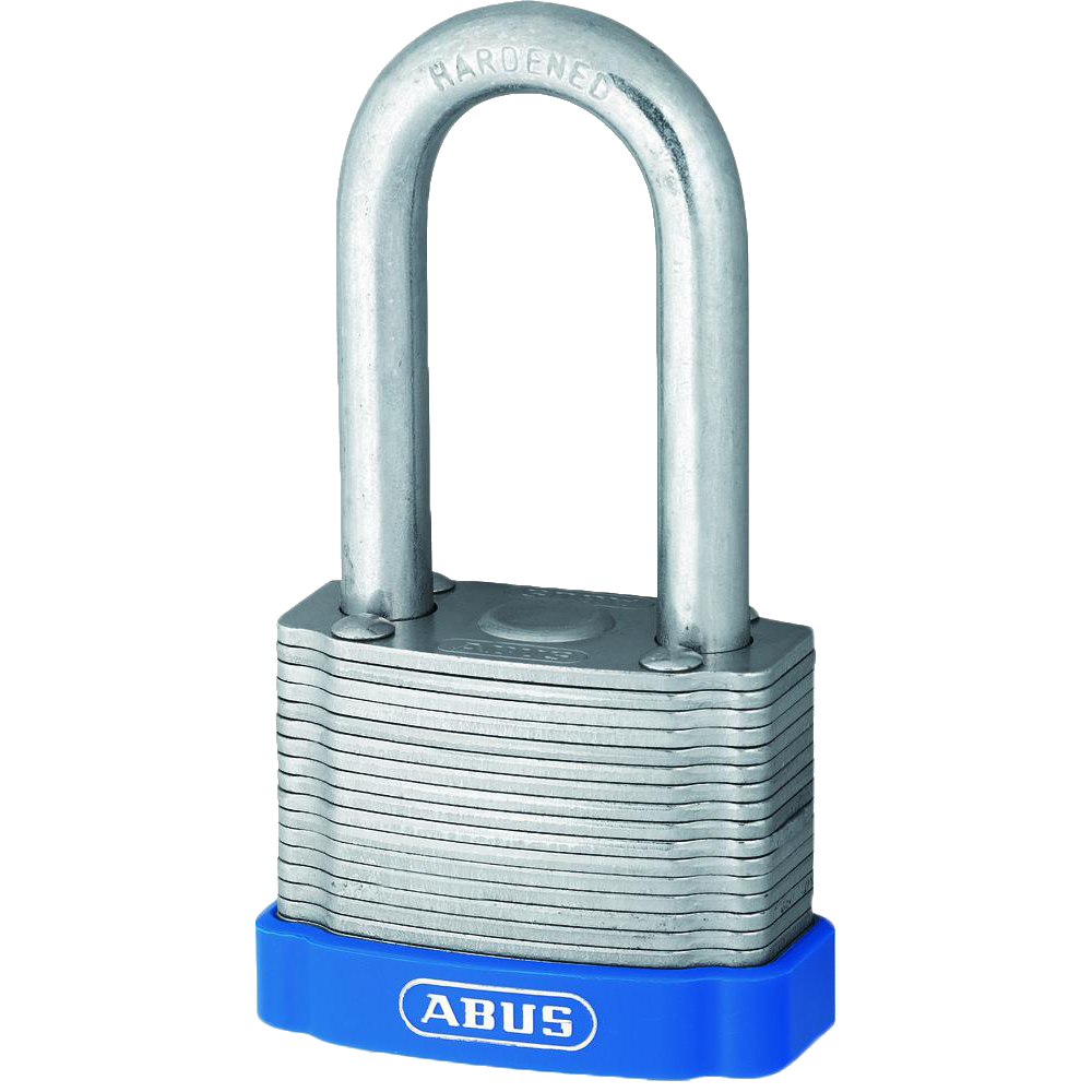 ABUS 41 Series Eterna Laminated Steel Long Shackle Padlock - 53mm & 50.5mm Shackle 41/50HB50 Boxed