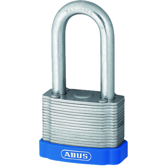 ABUS 41 Series Eterna Laminated Steel Long Shackle Padlock - 53mm & 50.5mm Shackle 41/50HB50 Boxed