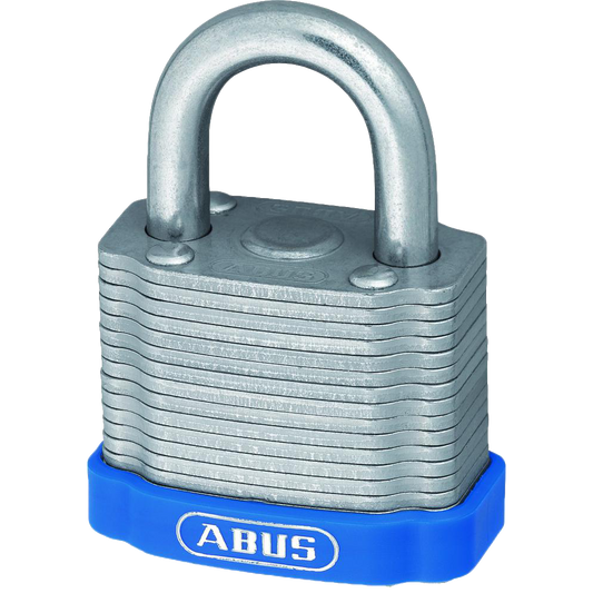 ABUS 41 Series Eterna Laminated Steel Open Shackle Padlock - 53mm KA (EE0118) 41/50 Boxed