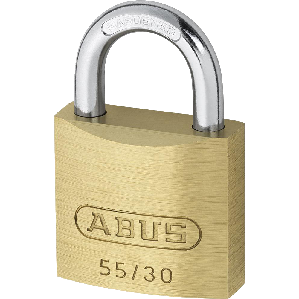 ABUS 55 Series Brass Open Shackle Padlock - 38mm KA (5401) 55/40 Boxed