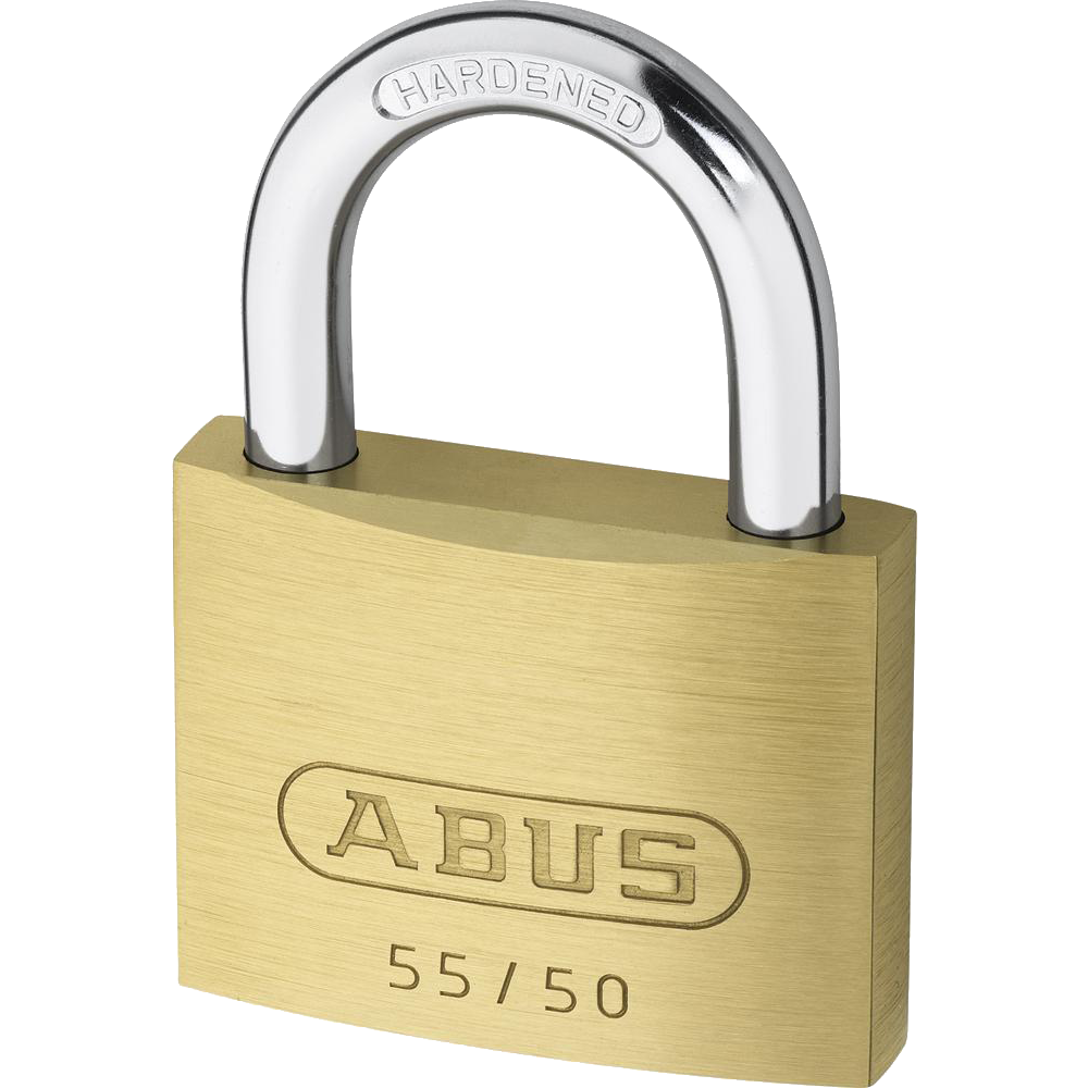 ABUS 55 Series Brass Open Shackle Padlock - 48mm KA (5502) 55/50 Boxed