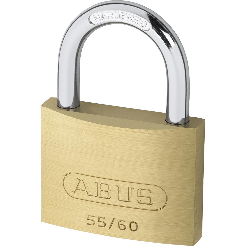 ABUS 55 Series Brass Open Shackle Padlock - 58mm KA (5601) 55/60 Boxed
