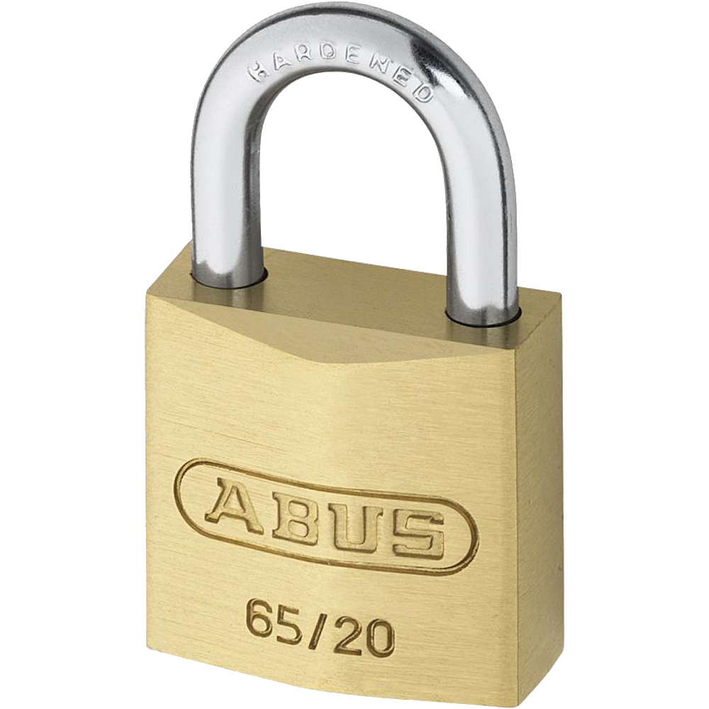 ABUS 65 Series Brass Open Shackle Padlock - 20mm KD 65/20 Visi