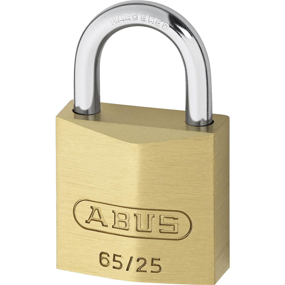 ABUS 65 Series Brass Open Shackle Padlock - 25mm KD 65/25 Visi