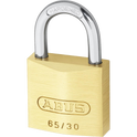 ABUS 65 Series Brass Open Shackle Padlock - 30mm Quad Pack 65/30 Visi