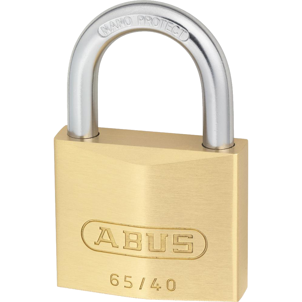 ABUS 65 Series Brass Open Shackle Padlock - 40mm KD 65/40 Visi