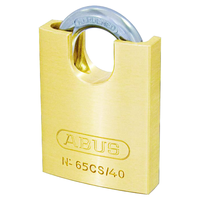 ABUS 65 Series Brass Closed Shackle Padlock - 40mm KD 65CS/40 Visi