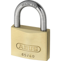 ABUS 65 Series Brass Open Stainless Steel Shackle Padlock - 50mm KD 65IB/50 Visi