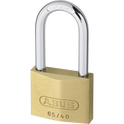 ABUS 65 Series Brass Long Shackle Padlock - 40mm KD 40mm Shackle 65/40HB40 Boxed