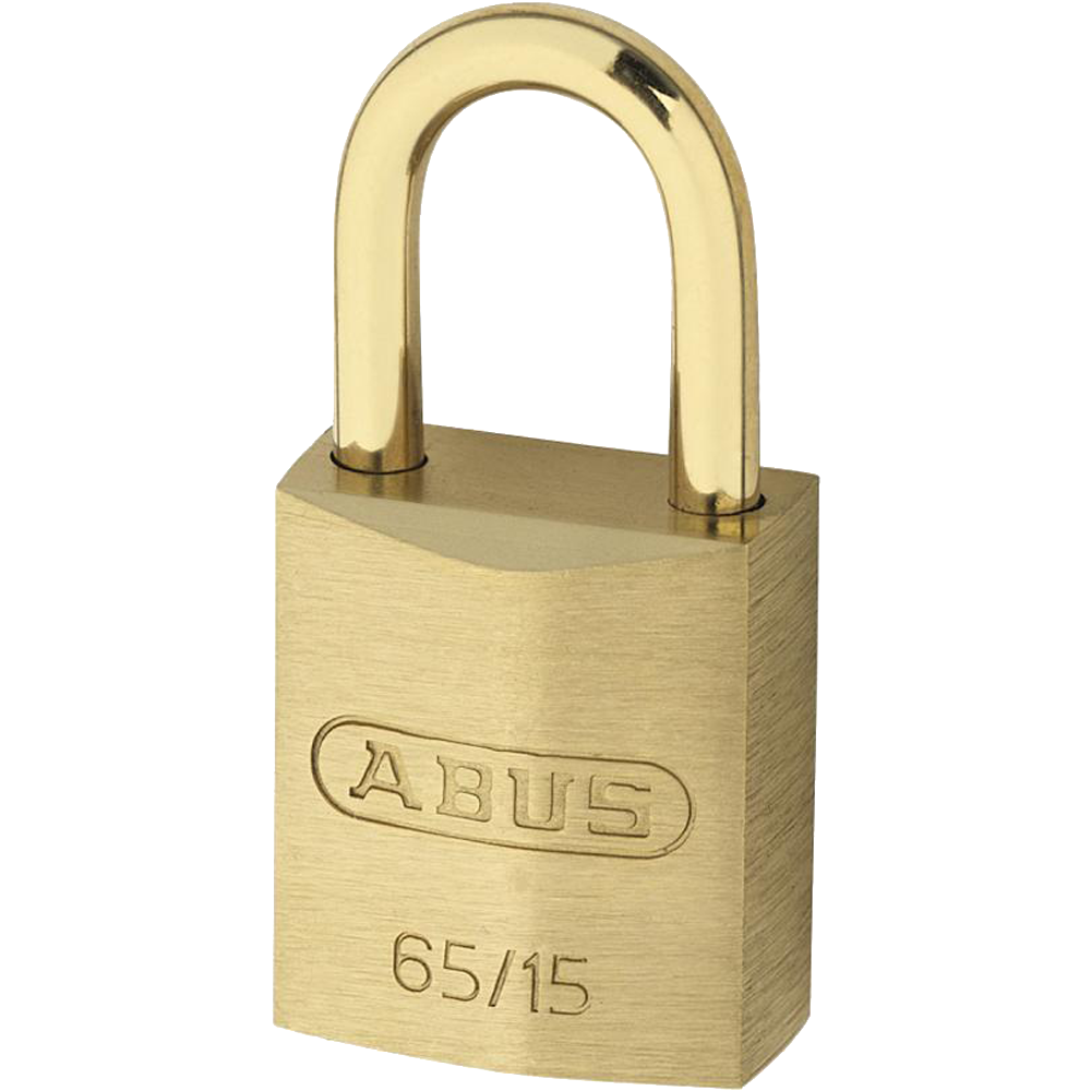 ABUS 65 Series Brass Open Shackle Padlock - 16mm KA (151) 65/15 Boxed
