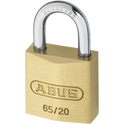 ABUS 65 Series Brass Open Shackle Padlock - 20mm KA (6203) 65/20 Boxed